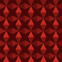 Abstract Seamless Geometric Pattern Of Rhombuses And Stars. Vector Illustration