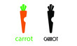 Logo for business bitten carrot