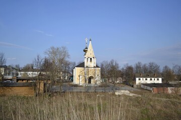 Wall Mural - Ancient historical building of orthodox church cathedral in Russia, Ukraine, Belorus, Slavic people faith and beleifs in Christianity Suzdal