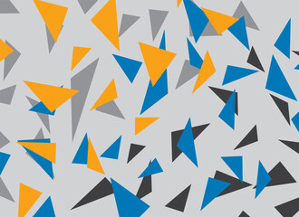 Poster - simple background with irregular triangle pattern