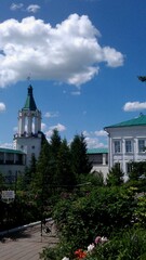 Wall Mural - Ancient historical building of orthodox church cathedral in Russia, Ukraine, Belorus, Slavic people faith and beleifs in Christianity Velikiy Rostov the Great