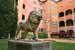Statut de Lion dans le vieux Lyon, France