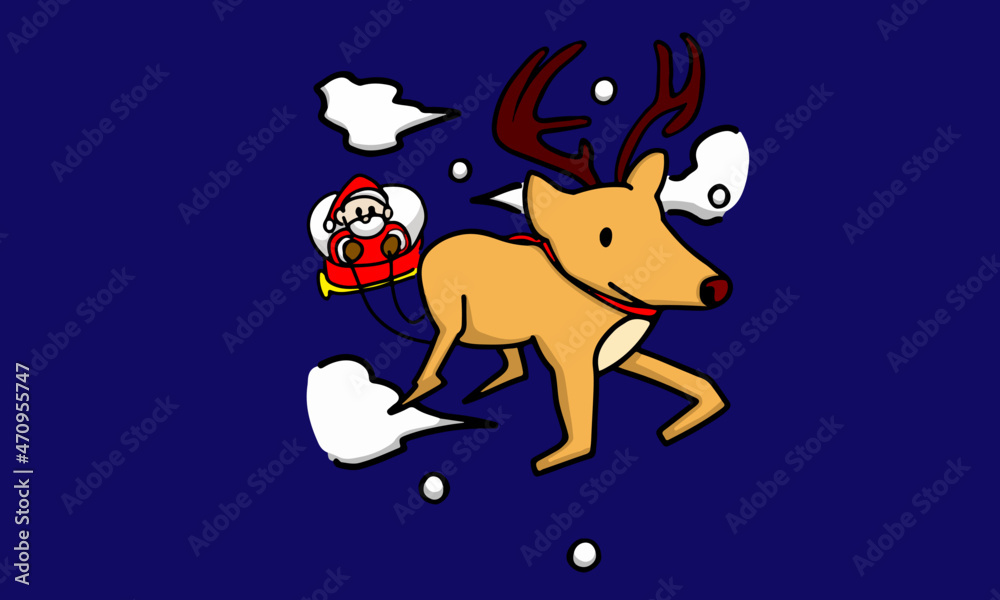 クリスマス サンタクロース Christmas X'mas プレゼント ベクター