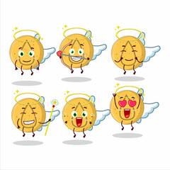 Poster - Dalgona candy water cartoon designs as a cute angel character