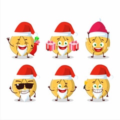 Wall Mural - Santa Claus emoticons with dalgona candy water cartoon character