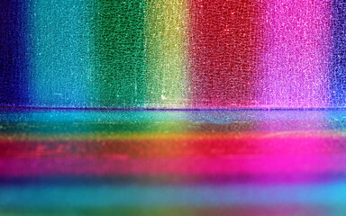 Wall Mural - close-up colorful abstract background with lights