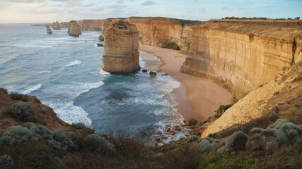 Wall Mural - twelve apostles, sunset time, australia