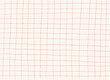 Red grid background. Hand drawn tablecloth or spread texture, notebook sheet. Vector backdrop, cover, banner.	