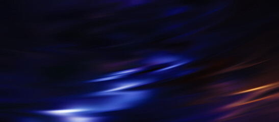 Wall Mural - bright abstract blurred background with bokeh. blurred lights, neon glowing lines on a dark backgrou