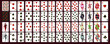 © Logvin art - Poker set with isolated cards on red background. Poker cards, full deck. Vector illustration