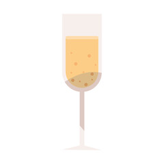 Wall Mural - champagne glass drink