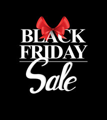 Poster - Simple Black Friday banner design. Red-black Black Friday banner design. Vector illustration.