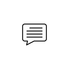 Poster - Chat icon, chat sign vector