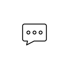 Poster - Chat icon, chat sign vector