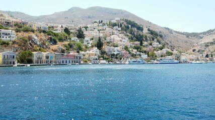 Wall Mural - Aegean Sea boat trip to symi island