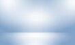 Blue gray white light gradient empty studio room backdrop wallpaper abstract background blurred. use for showcase or product your. copy space for text