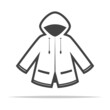 Raincoat icon transparent vector isolated