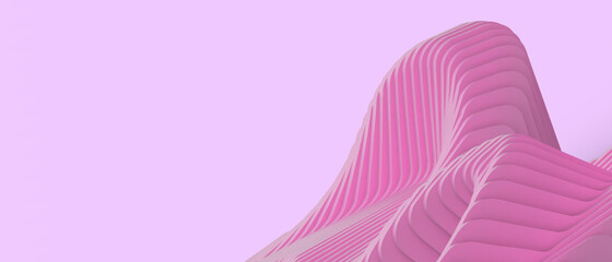 Aufkleber - Abstract Creative ideas. Business concept for Target Success and Geometric Shape Modern on pink. design for banner, banner, Copy Space -3d Rendering