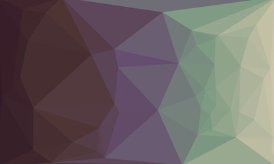 Wall Mural - vibrant minimal multicolored polygonal background