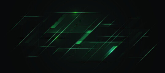 Wall Mural -  green abstract green light abstract ,background polygon elegant background 