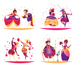 Sticker - Venetian Carnival Compositions