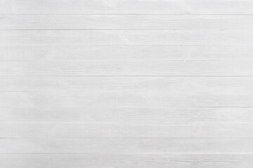 Wall Mural - vintage white wooden table top view texture background. clean bright painted wooden planks pattern f