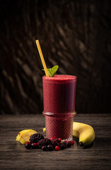 Wall Mural - Healthy red smoothie