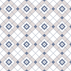 Fototapete - An abstract seamless pattern of geometric shapes