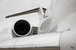 © alesmunt - Engine of a private airplane, close-up image