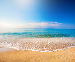 Wall Mural - beautiful beach and tropical sea