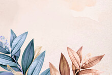 Wildflower Background Aesthetic Border Vector, Remixed From Vintage Public Domain Images