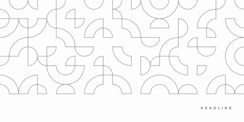 Abstract geometric technological background. Vector creative design.