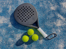 Padel Tenis Racquet And Balls, Paddle Tenis Racquet 