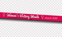 Women's History Month, March 2022, Vector