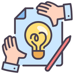 Wall Mural - company branding icon