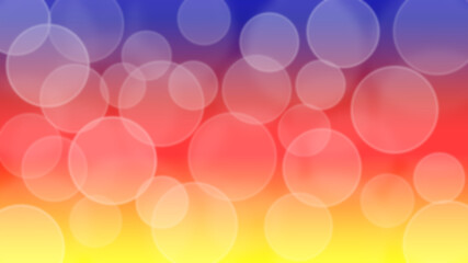 Poster - abstract autumn background with bokeh. bright colorful spring background illustration.