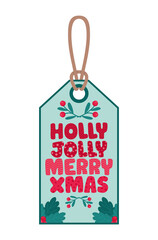 Wall Mural - christmas label design