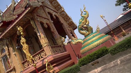 Wall Mural - beautiful temple in Thailand, Chiang Mai