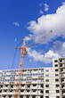 © Mr. Prof - tower crane on a blue sky background