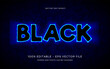 © xuwaji - Black text effect fully editable