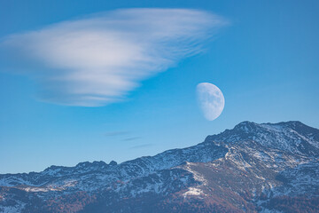 Wall Mural - The Picos de Europa, a mountainous massif located in the north of Spain that belongs to the central part of the Cantabrian mountain range. . At present, the Picos de Europa National Park is the second