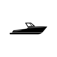Speed Boat Icon Design Template Vector Isolated Illustration