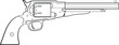 Black powder revolver Remington 188 New Army.