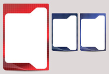 Identification Card Frame Template Design
