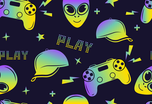 Seamless gamepad pattern