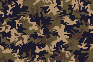 Full seamless abstract military camouflage skin pattern vector for decor and textile. Army masking design for hunting textile fabric printing and wallpaper. Design for fashion and home design.