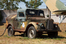 Old Military Jeep Rusting Away 