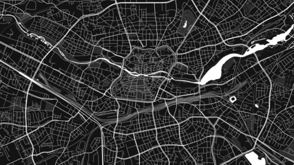  digital vector map city of Nuremberg. You can scale it to any size.
