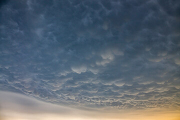 Canvas Print - Mammatus Clouds