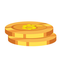 Sticker - money coins dollar